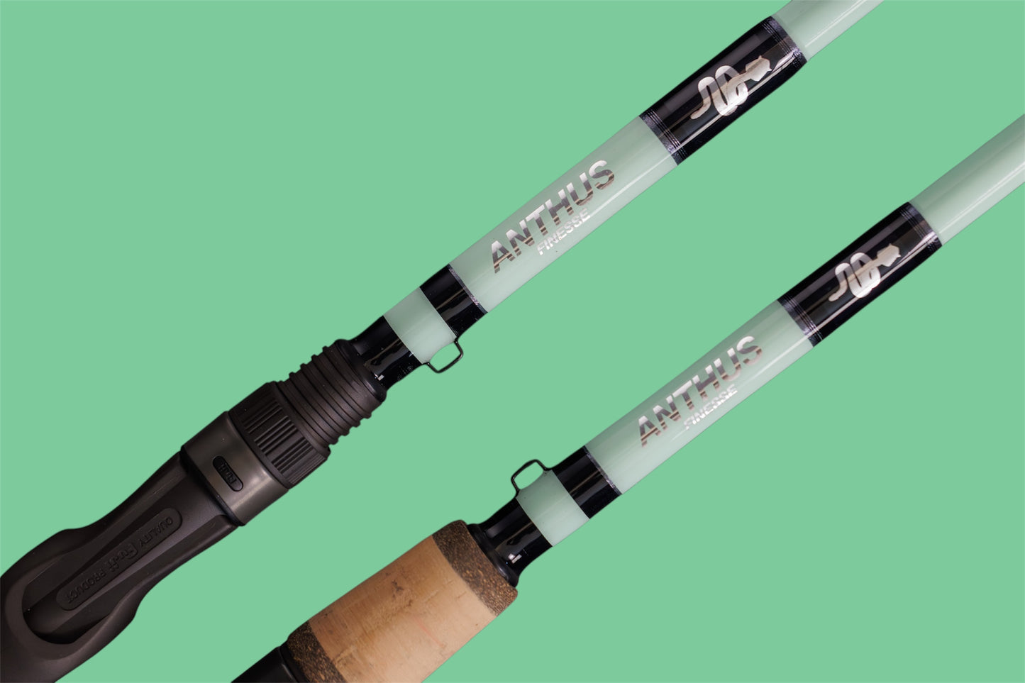 Anthus Finesse 7'1” Fast Action Rod, Seafoam