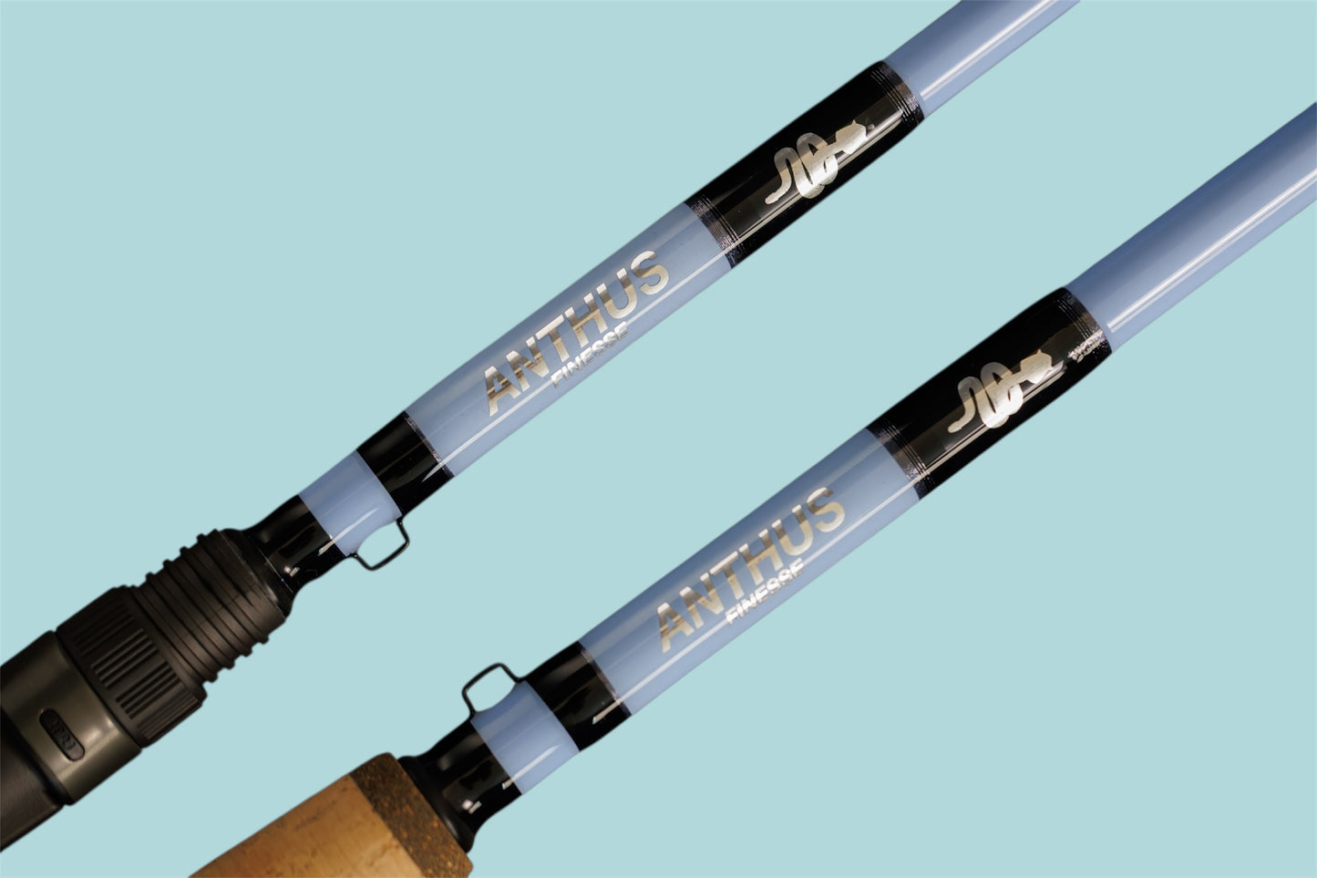Anthus Finesse 7'1” Fast Action Rod, Light Blue