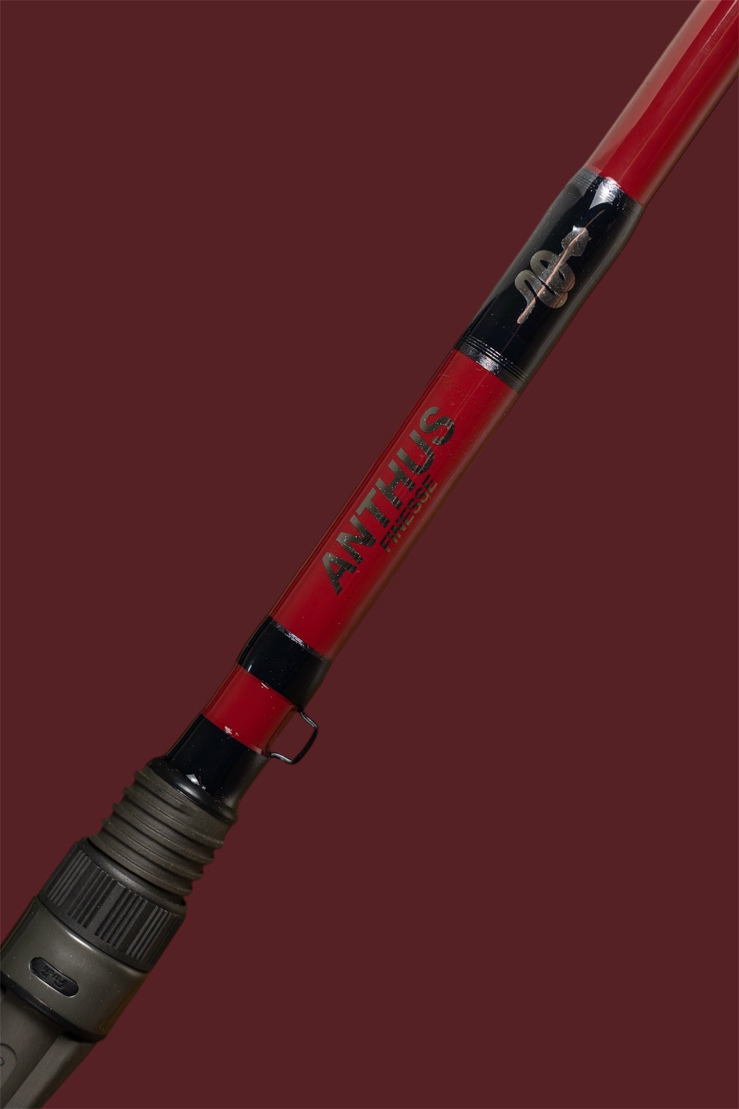 Anthus Finesse 7'1” Fast Action Fishing Rod, Red
