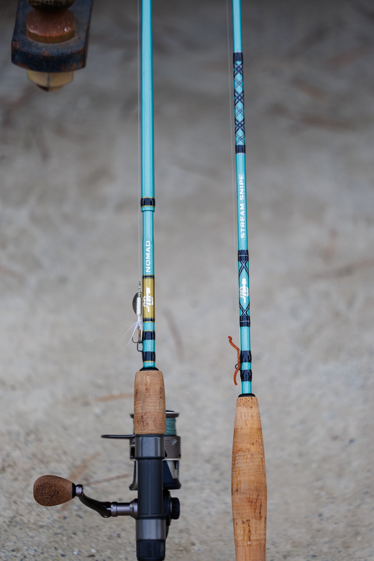 Fishing rod craftsmanship and detail