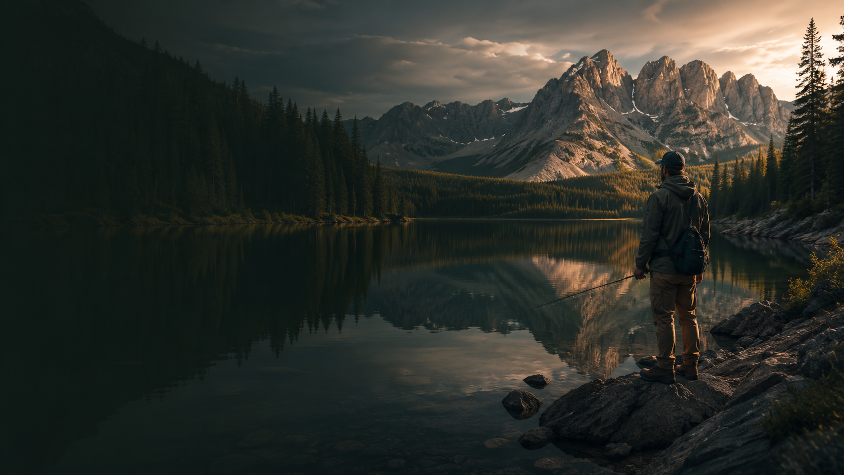 Outdoor fishing adventure